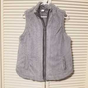 Casual Identity Soft Light Gray Vest Size Medium